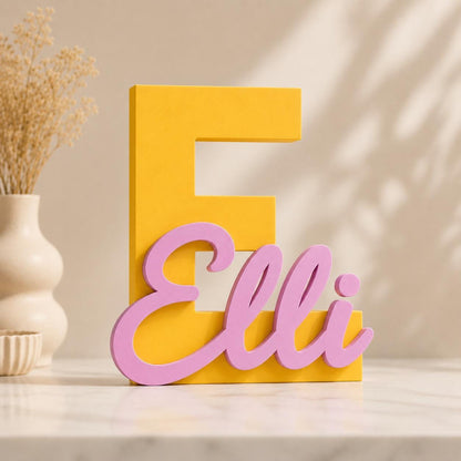 Personalisierte 3D-Buchstaben mit Name