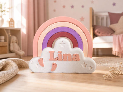 Personalisierter Regenbogen mit Name