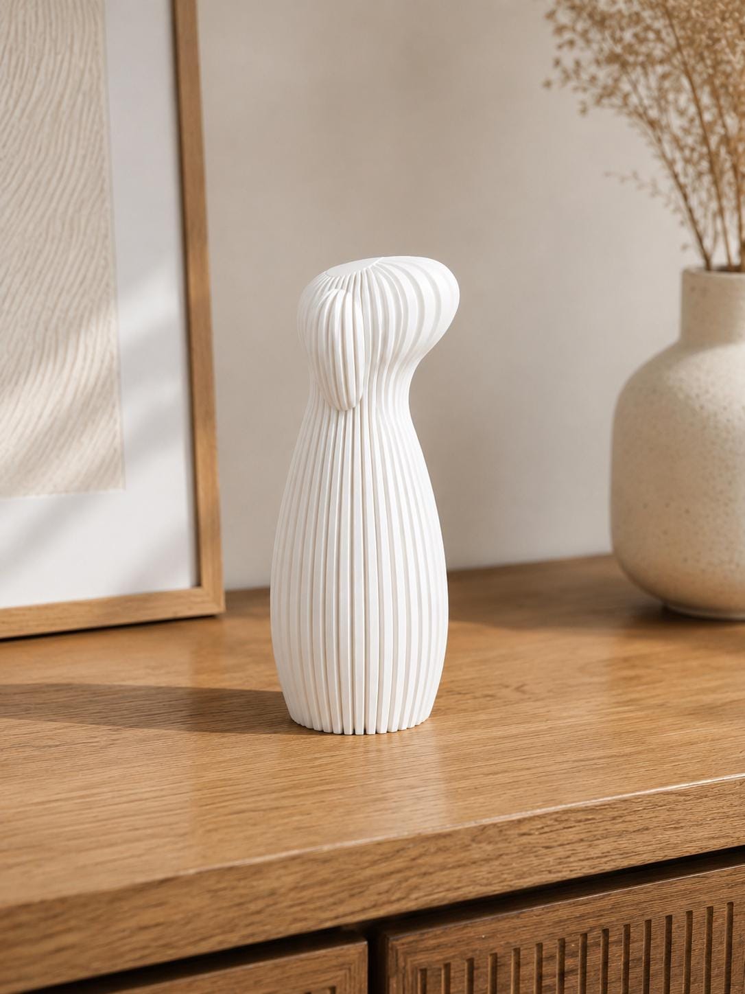 Minimalistische Hundefigur