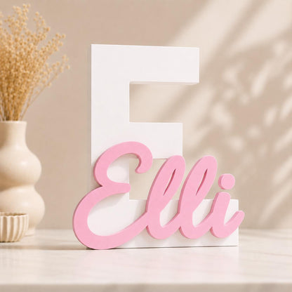 Personalisierte 3D-Buchstaben mit Name