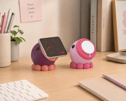 Pucki Oktopus MagSafe Ladestation | 3D gedruckter Handyhalter