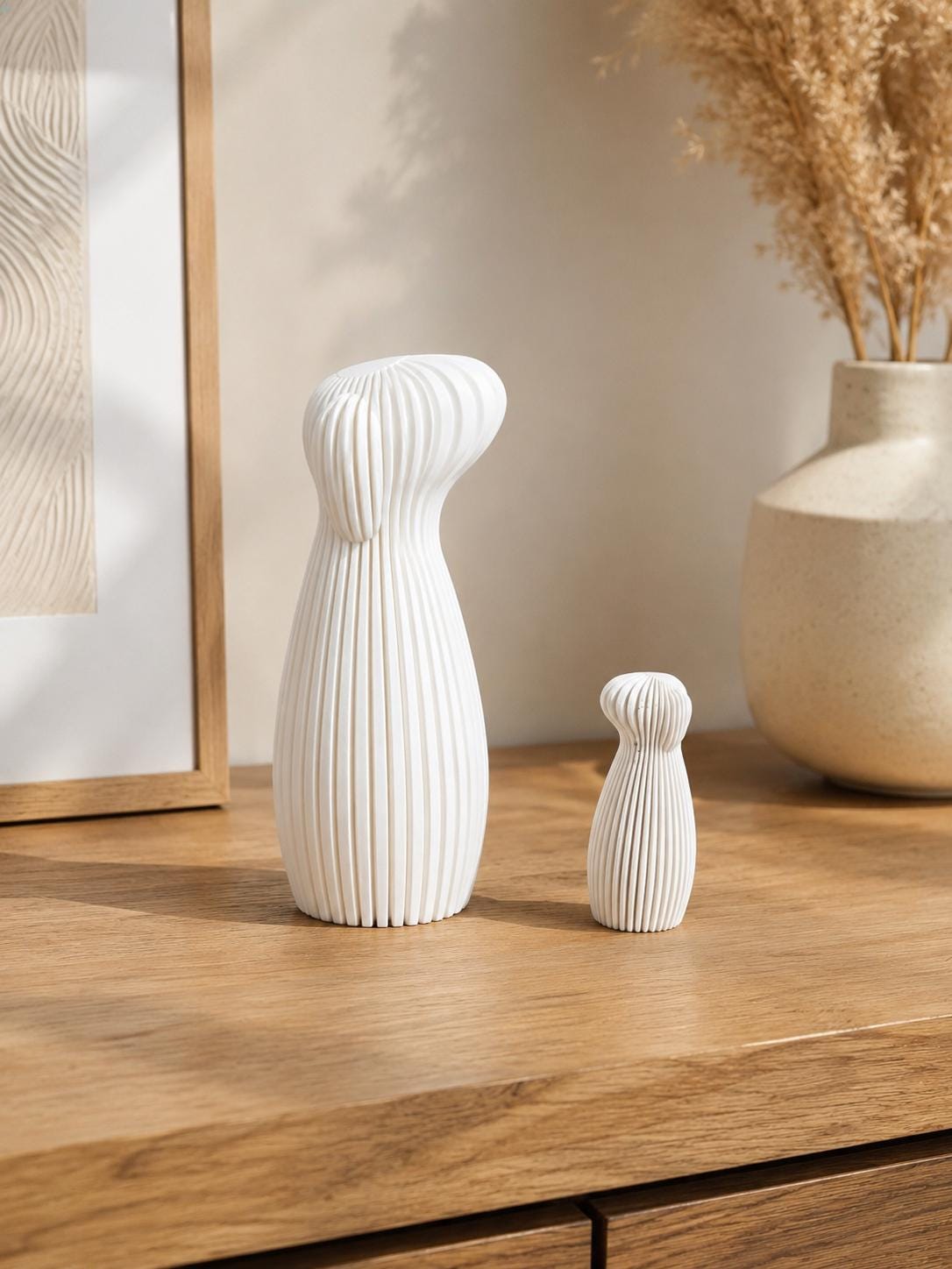 Minimalistische Hundefigur