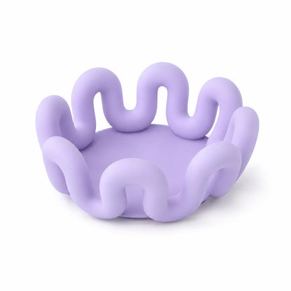 Wellen Schmuckschale | Moderne Ablageschale aus dem 3D-Drucker | Schmuck Organizer | Dekoschale in Pastellfarben | Geschenk für Frauen