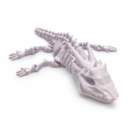 Skelettdrache | Bewegliche 3D-Druck Figur | Fantasy Deko & Geschenk