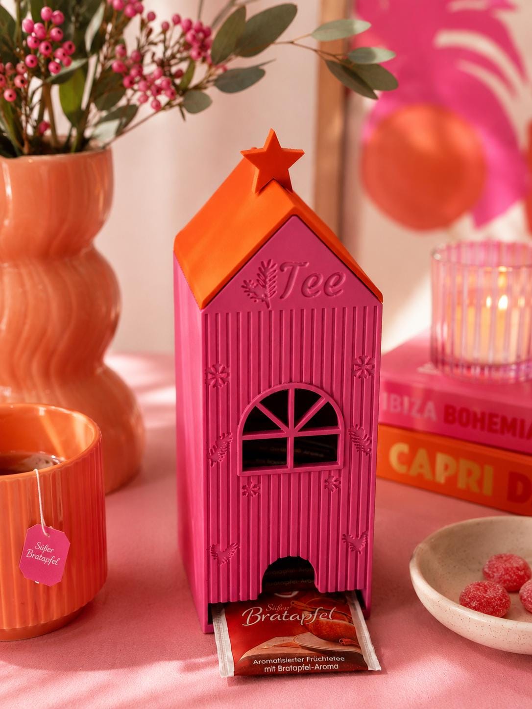 Teehaus Teebeutelspender | Adventskalender für Tee