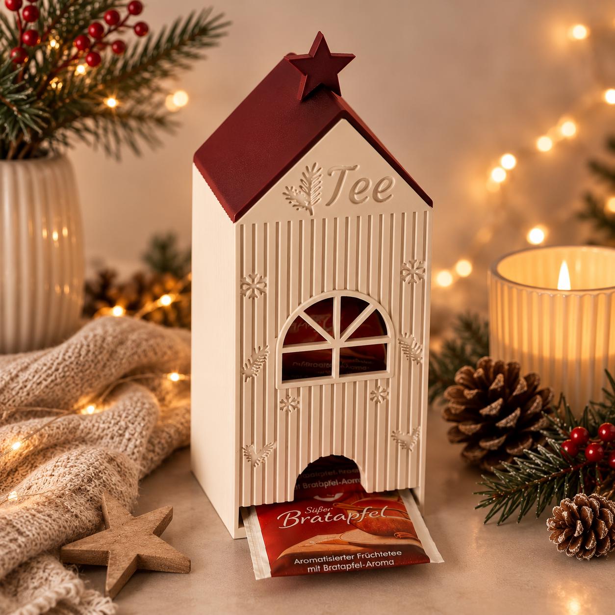 Teehaus Teebeutelspender | Adventskalender für Tee