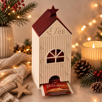 Teehaus Teebeutelspender | Adventskalender für Tee