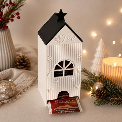 Teehaus Teebeutelspender | Adventskalender für Tee