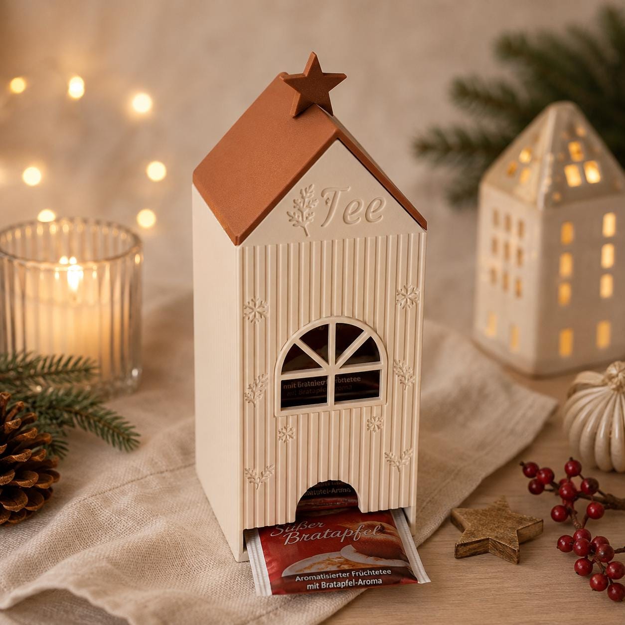 Teehaus Teebeutelspender | Adventskalender für Tee