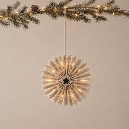 Weihnachtsstern zum Aufhängen in verschiedenen Farben und Größen