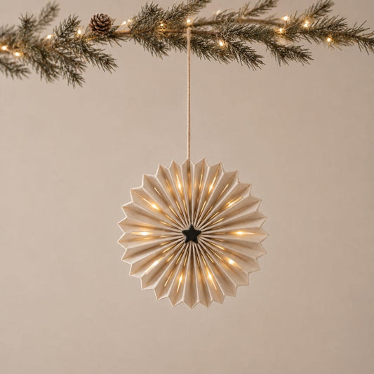 Weihnachtsstern zum Aufhängen in verschiedenen Farben und Größen