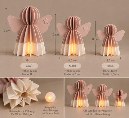 Engel Deko mit LED-Option