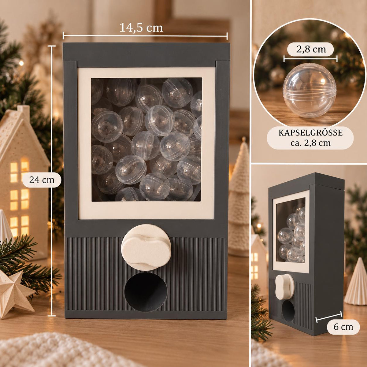 Kapselautomat Adventskalender zum Befüllen