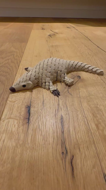 Flexi-Schuppentier / Pangolin – bewegliches 3D-Druck-Spielzeug