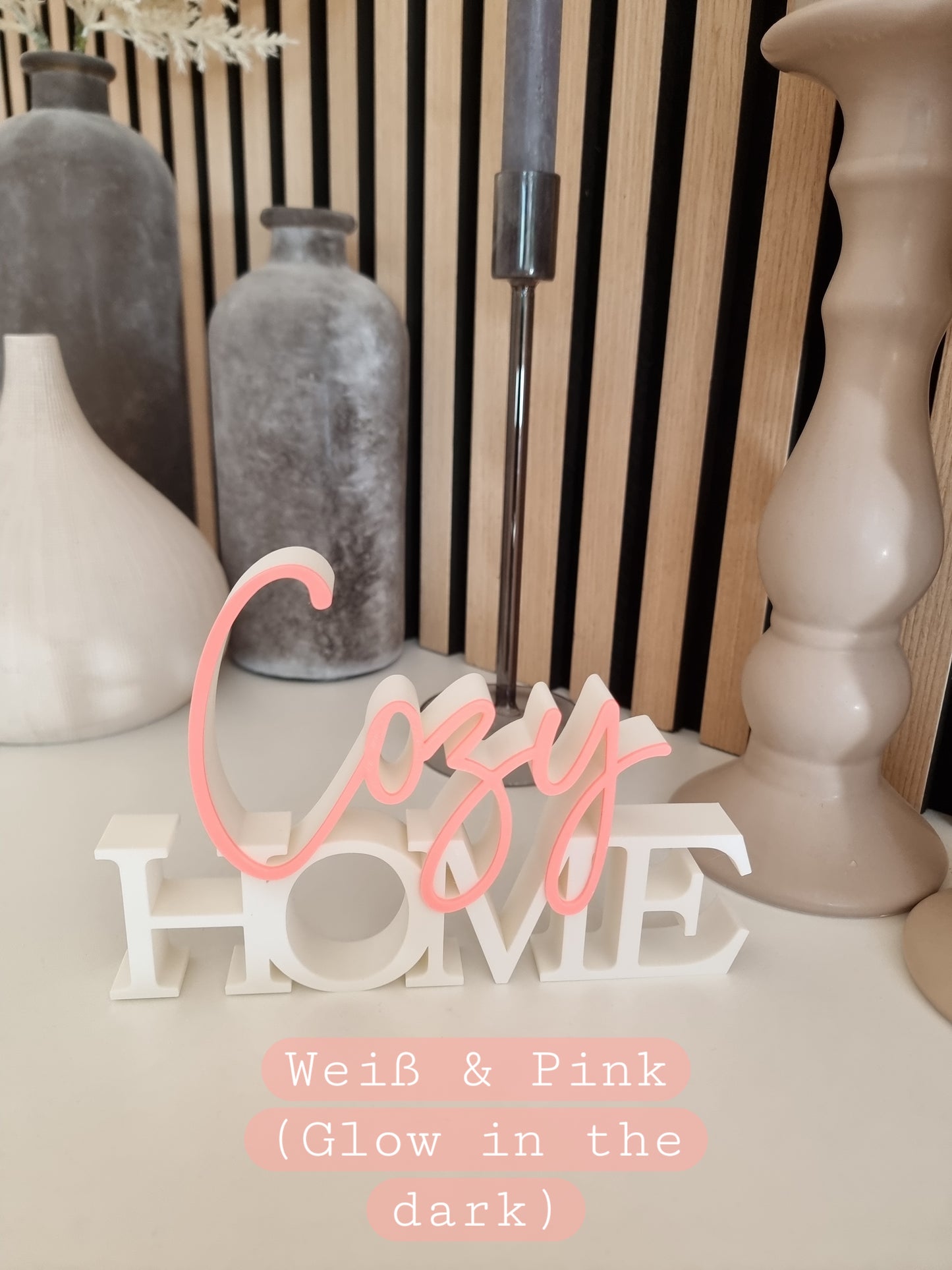Cozy Home - Deko Aufsteller - 3D-Druck