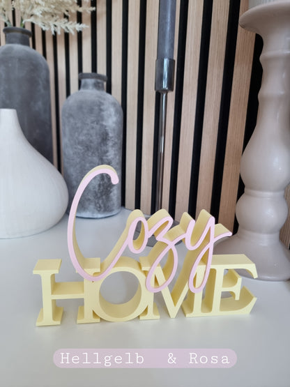 Cozy Home - Deko Aufsteller - 3D-Druck