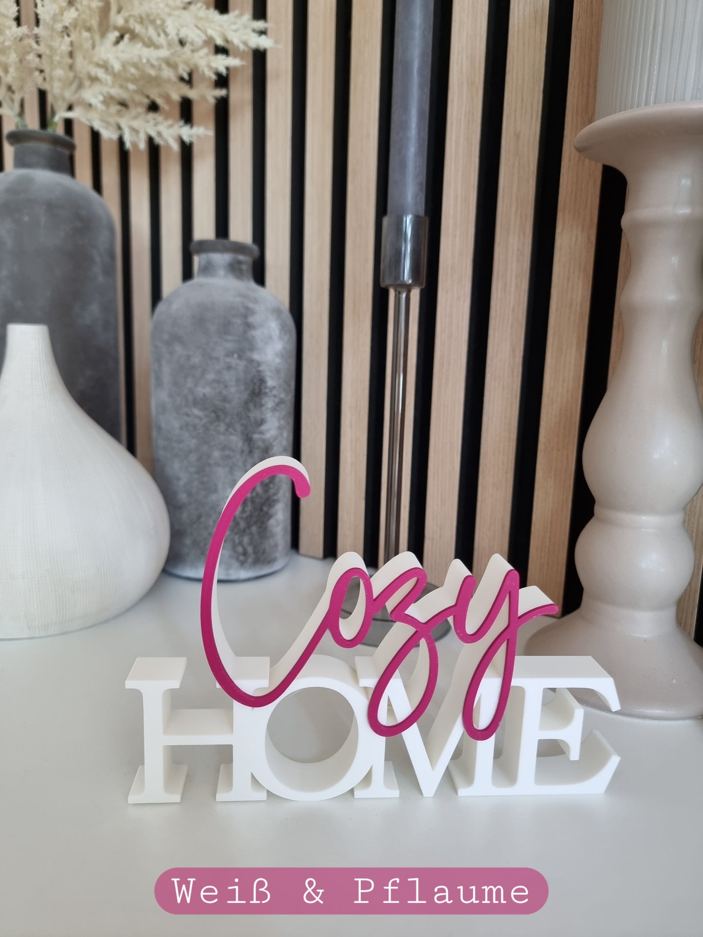 Cozy Home - Deko Aufsteller - 3D-Druck