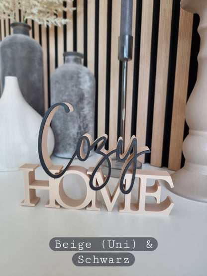 Cozy Home - Deko Aufsteller - 3D-Druck