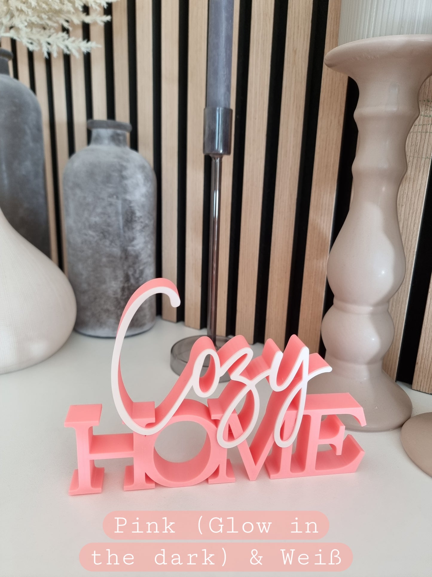 Cozy Home - Deko Aufsteller - 3D-Druck