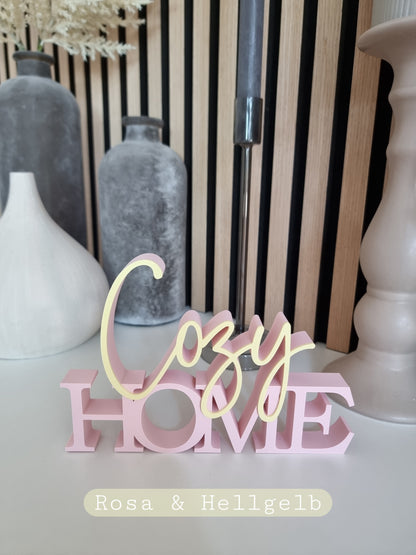 Cozy Home - Deko Aufsteller - 3D-Druck