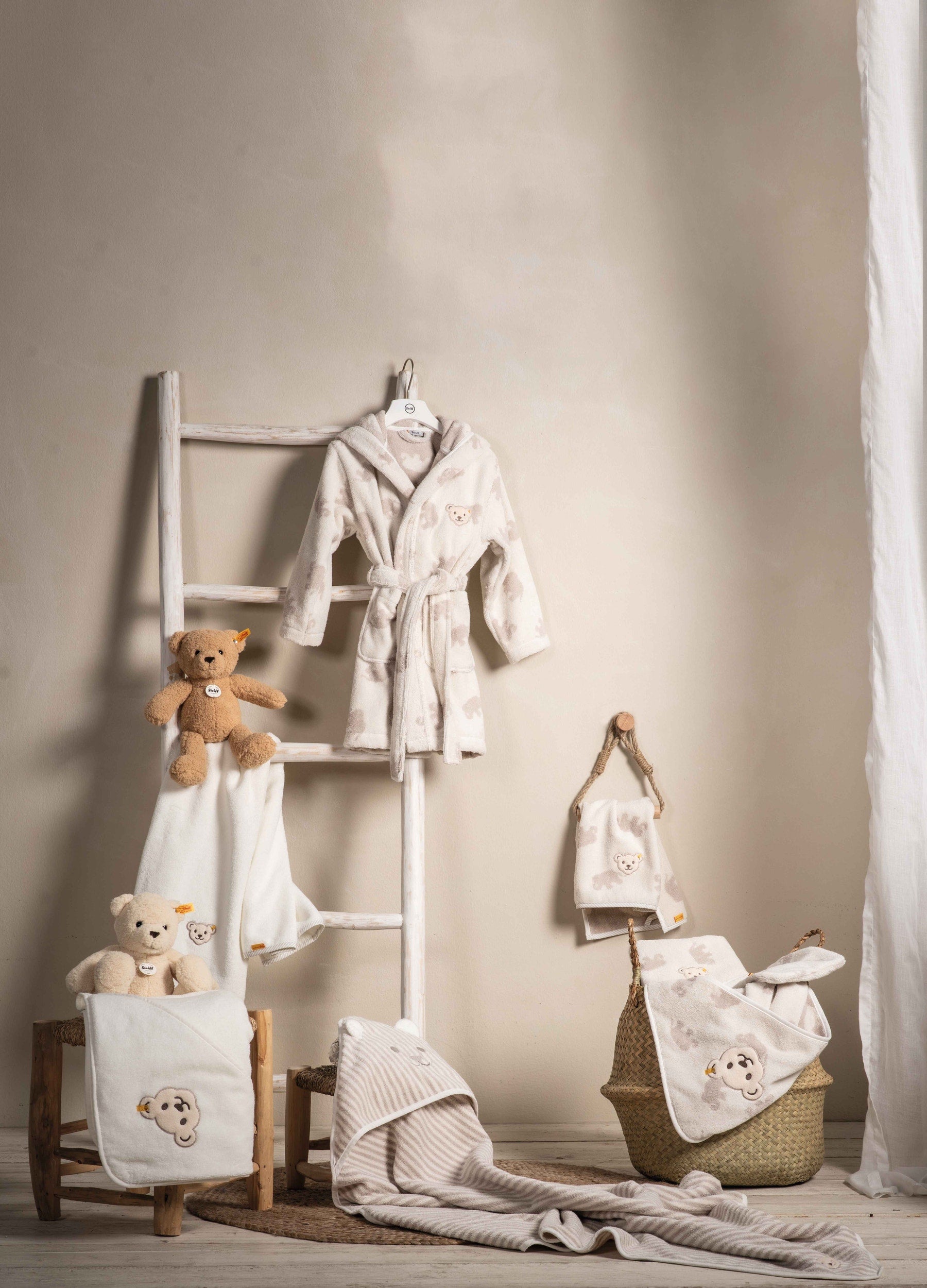 Waschlappen für Babys in sanften Farben, perfekt für die tägliche Reinigung.